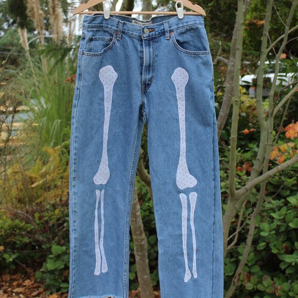 Upcycled Levi's Jeans - Picture 8 of 8